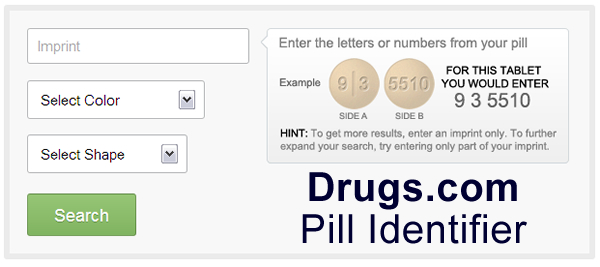 drugs.com Pill Identifier - Screenshot
